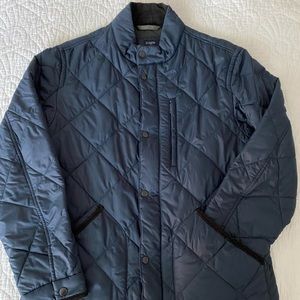 J. CREW Men’s Navy Blue Quilted Jacket